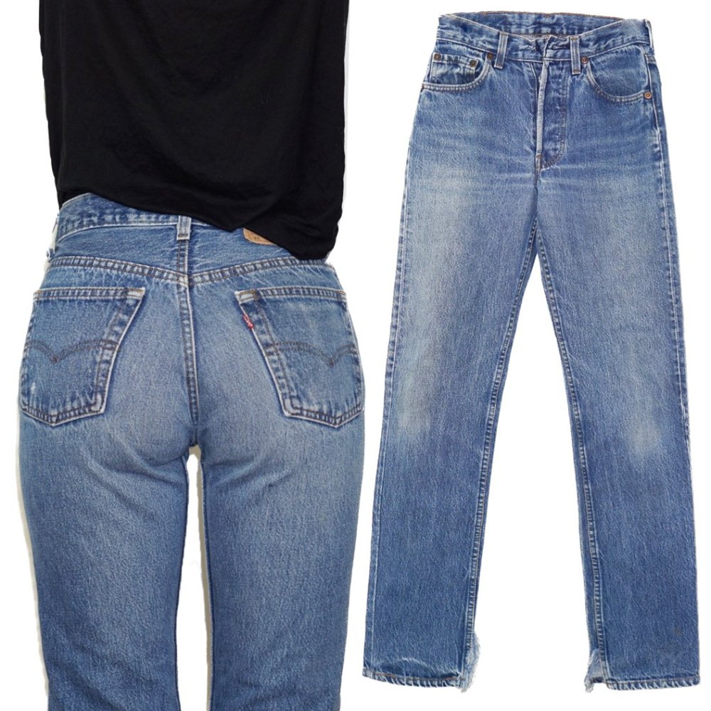 VINTAGE LEVI’S 501 90s USA Straight Jeans